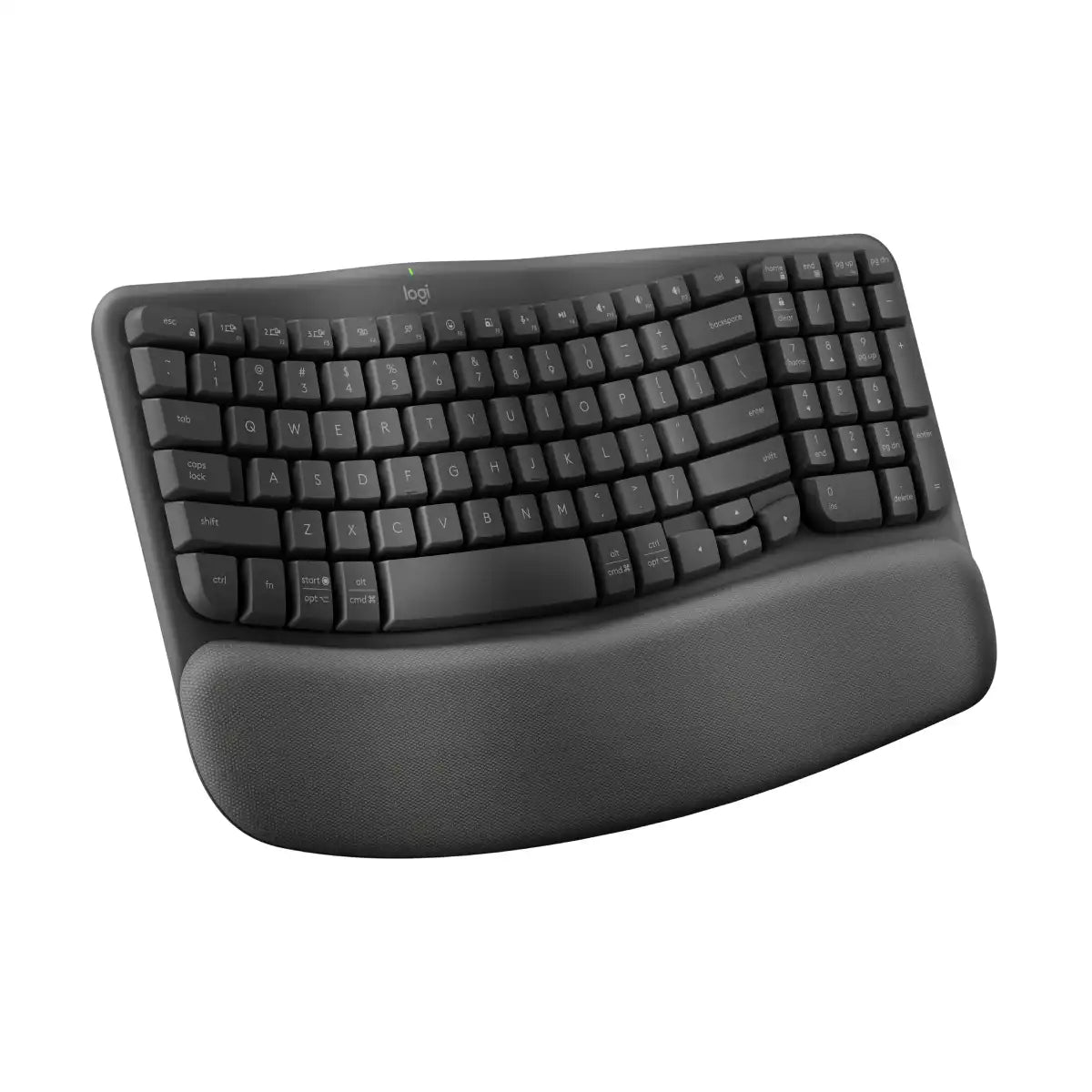 คีย์บอร์ด Logitech Wave Keys 2.4GHz Wireless Graphite - SpeedCom