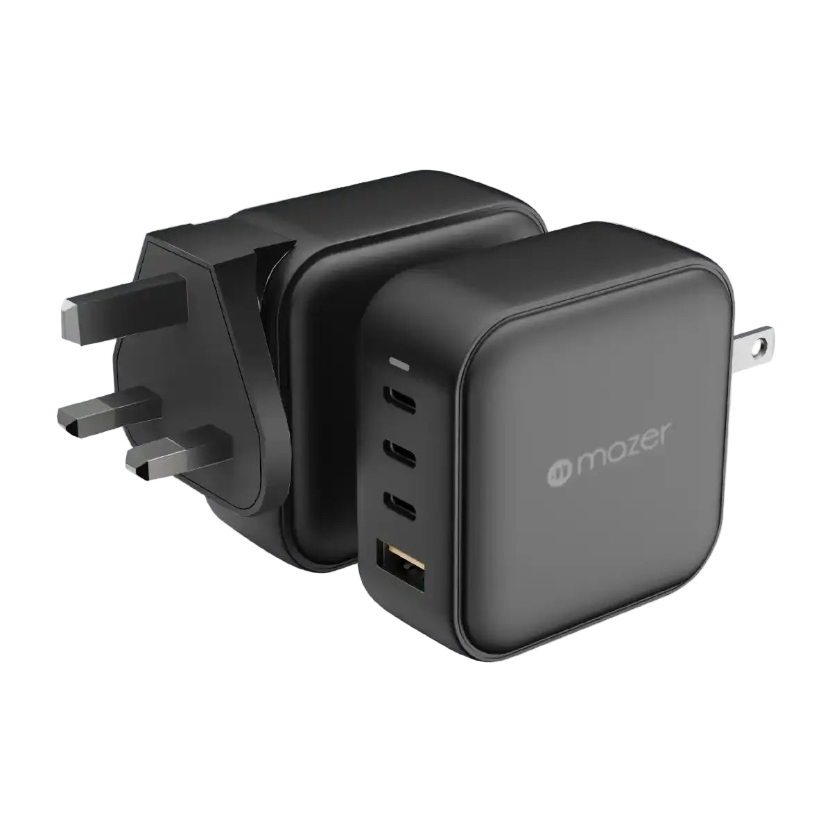 หัวชาร์จ Mazer M-GAN100W-BK GaNPrestige 100W Gan Wall Charger 4Port