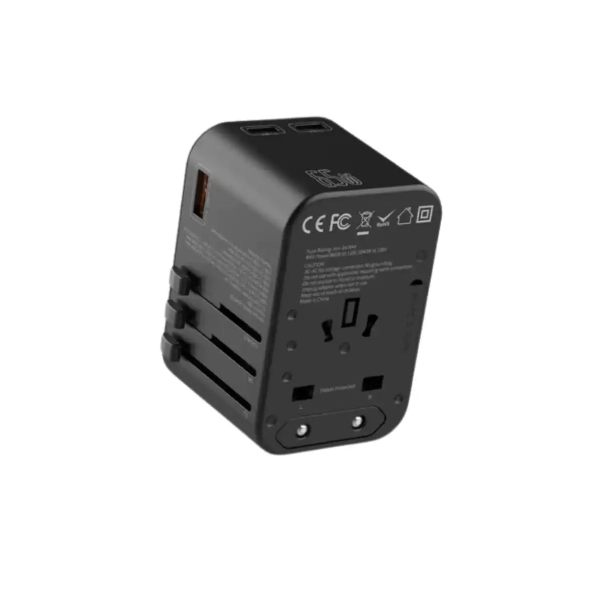 หัวชาร์จ Mazer M-IFTRAVEL165PD Infinite WORLD GaN 65W Travel Charger