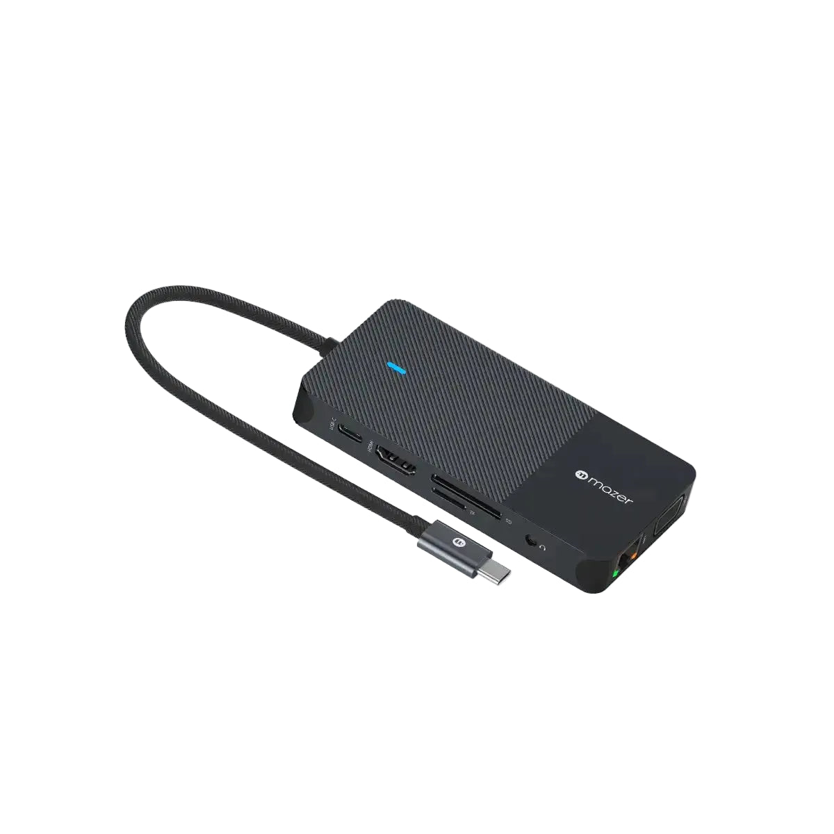 อุปกรณ์แปลงสัญญาณ Mazer M-UC2MULTI7006-BK USB C Multiport Hub 10-in-1