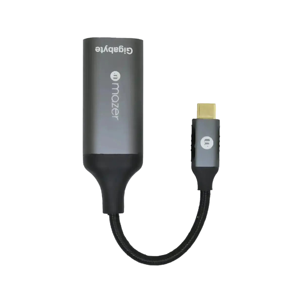 อุปกรณ์แปลงสัญญาณ Mazer M-USBCAL354-GY USB-C to RJ45/Gigabyte Adapter