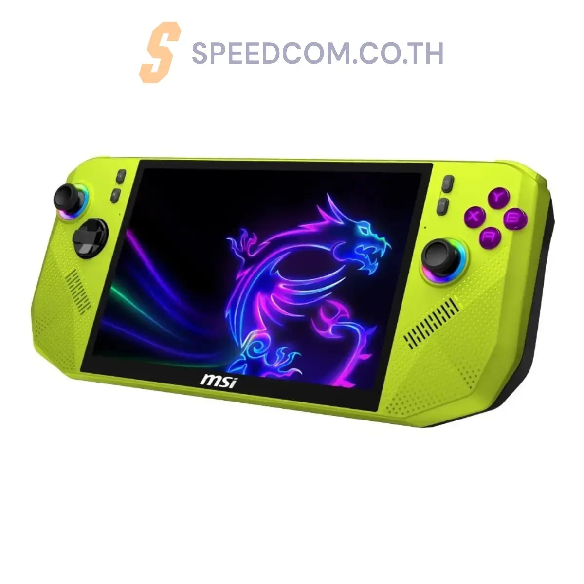 เครื่องเล่นเกมพกพา MSI Claw A8 BZ2EM-015TH Ryzen Z2 สีเขียว (Neon Green) - SpeedCom