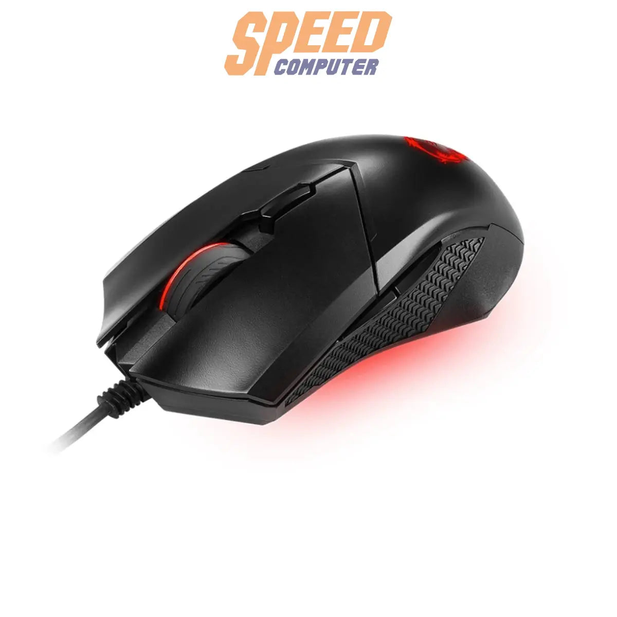 เมาส์ MSI Clutch GM08 สีดำ ดีไซน์ตามหลักสรีรศาสตร์ ปรับ DPI ได้สูงสุด 4200 ตอบสนองไว เหมาะสำหรับเกมเมอร์และใช้งานทั่วไป