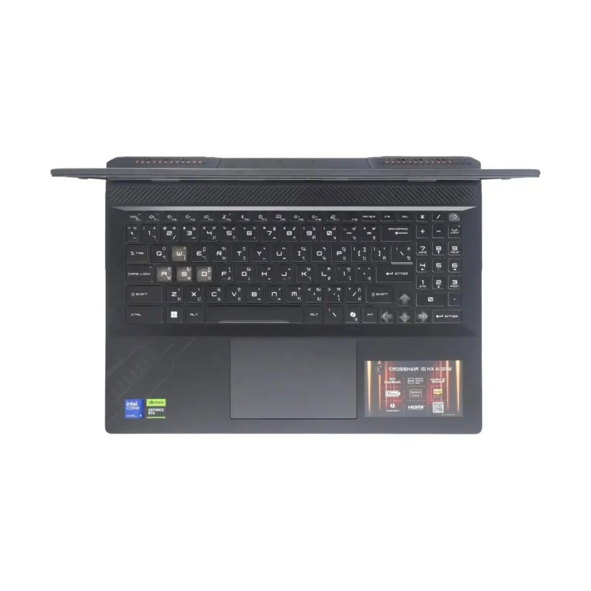 โน๊ตบุ๊ค MSI Crosshair 16 HX AI D2XWFKG-026TH Ultra 9 สีเทา (Cosmos Gray) - SpeedCom