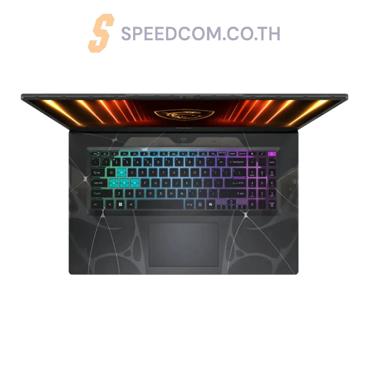 โน๊ตบุ๊ค MSI Cyborg 15 B2RWEKG-057TH Core 5 สีดำ (Translucent Black) - SpeedCom