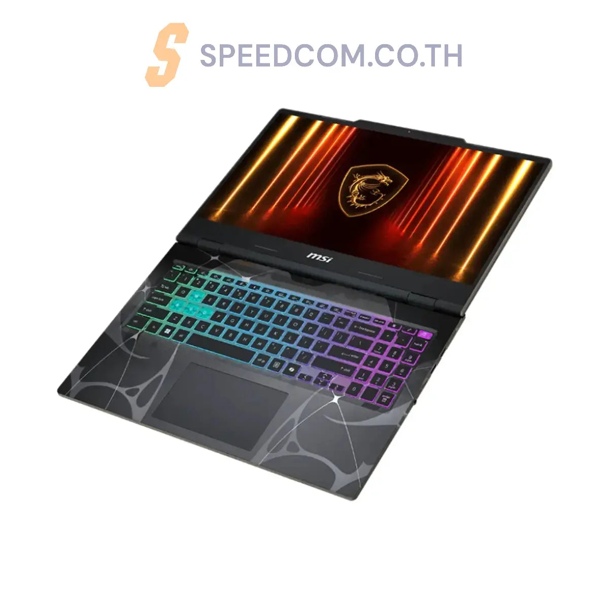 โน๊ตบุ๊ค MSI Cyborg 15 B2RWFKG-059TH Core 5 สีดำ (Translucent Black) - SpeedCom