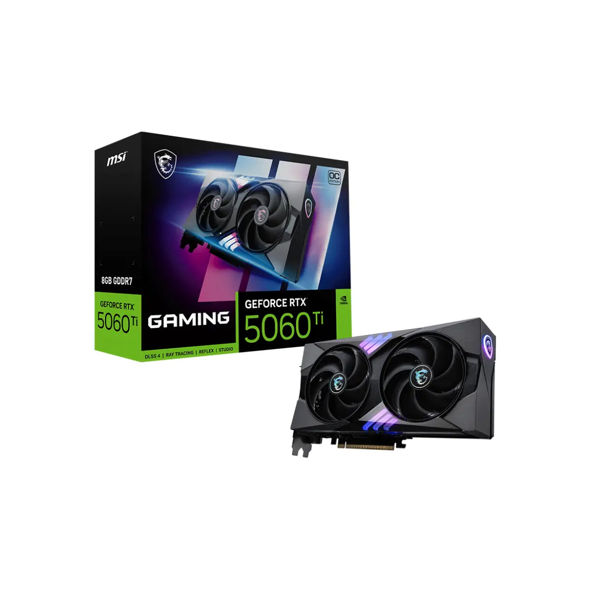 การ์ดจอ MSI GeForce RTX 5060 8G GAMING OC GDDR7 - SpeedCom