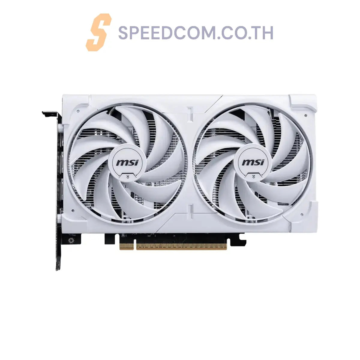 การ์ดจอ MSI GeForce RTX 5060 8G VENTUS 2X OC PLUS GDDR7 สีขาว - SpeedCom
