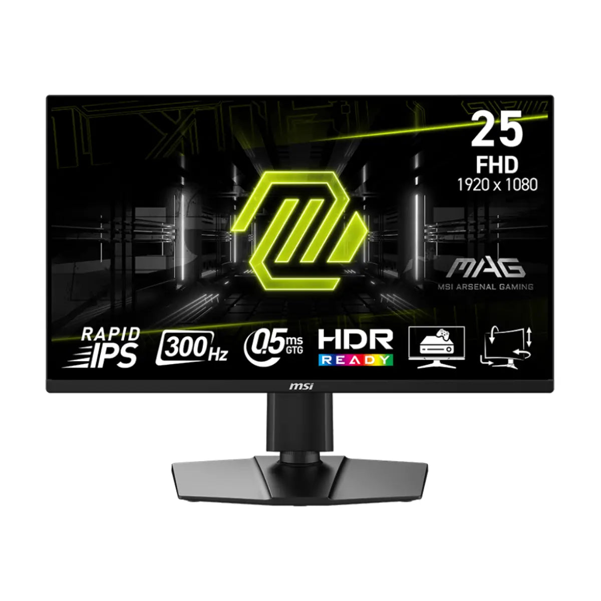 จอมอนิเตอร์ MSI MAG 255PXF 24.5" Rapid IPS 300Hz สีดำ - SpeedCom