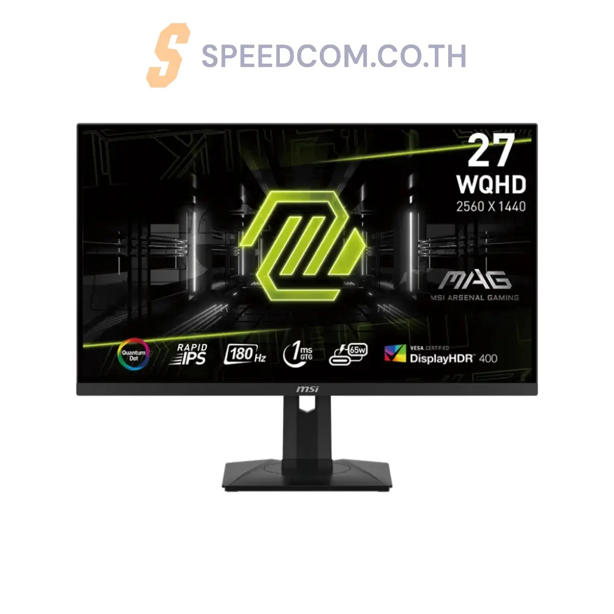 จอมอนิเตอร์ MSI MAG 274QRF QD E2 27.0" Rapid IPS 180Hz - SpeedCom