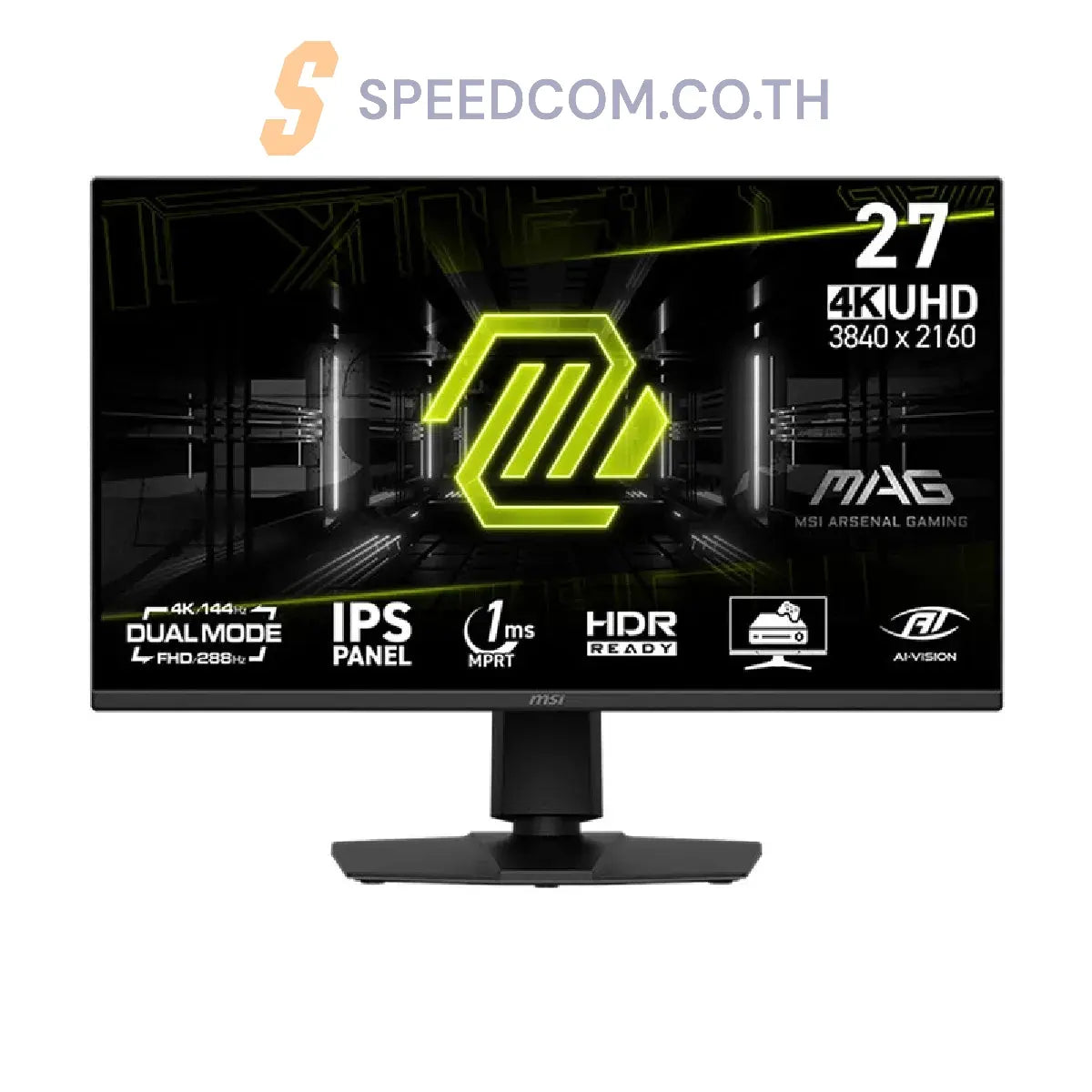 จอมอนิเตอร์ MSI MAG 275UPD E14 QD OLED 27" 144 Hz สีดำ - SpeedCom