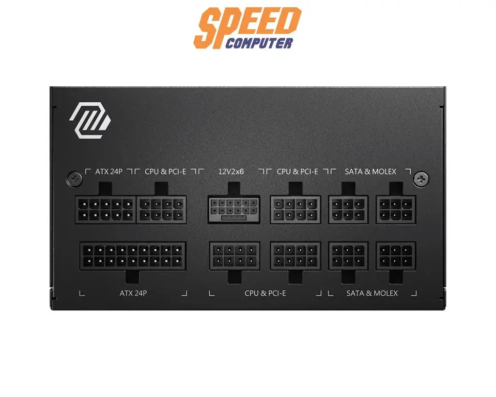 อุปกรณ์จ่ายไฟ MSI MAG A750GL 750W 80 PLUS GOLD ATX MSI - MAG - A750GL สีดำ - SpeedCom