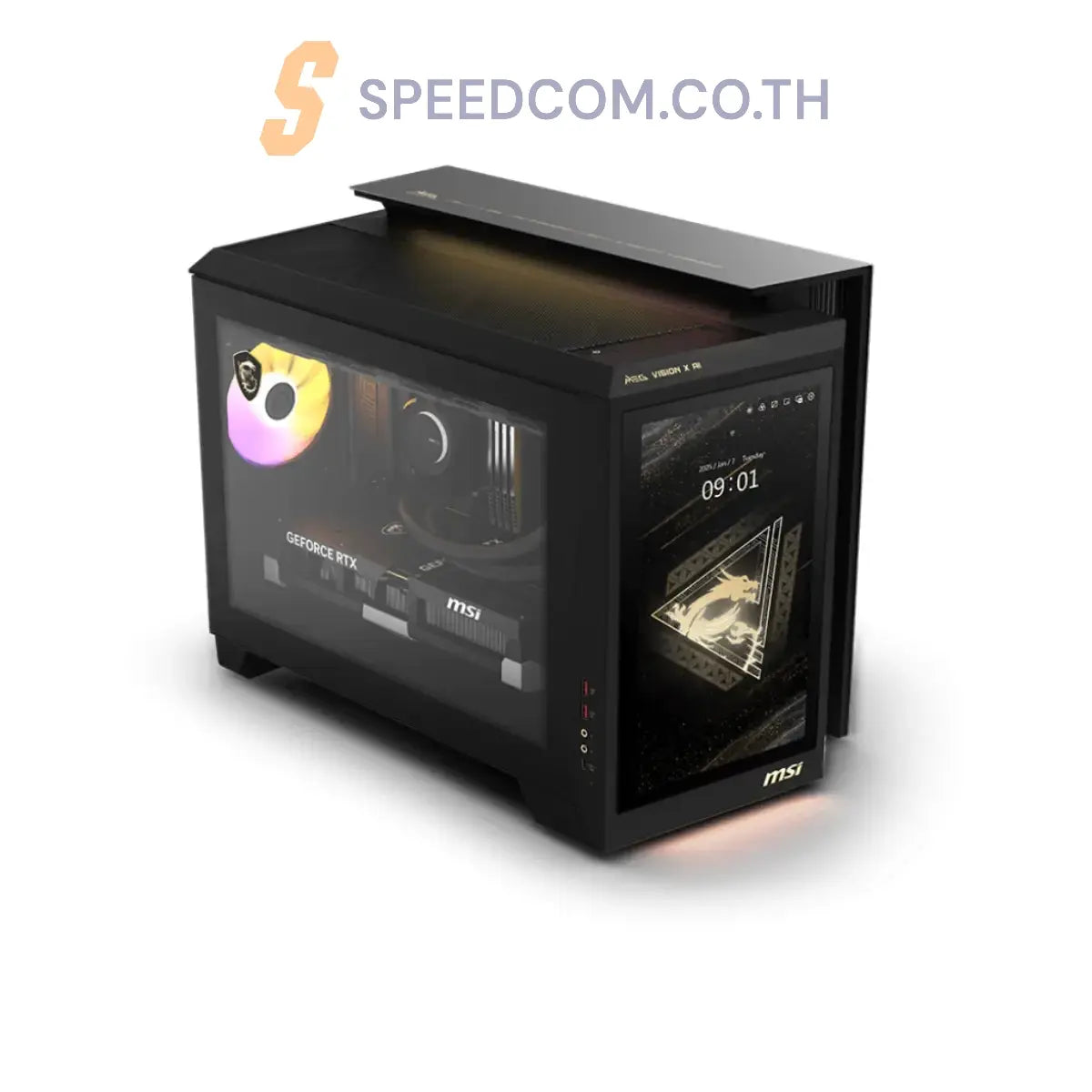 คอมพิวเตอร์ตั้งโต๊ะ MSI MEG VISION X AI 2NVZ9-220TH Ultra 9 สีดำ