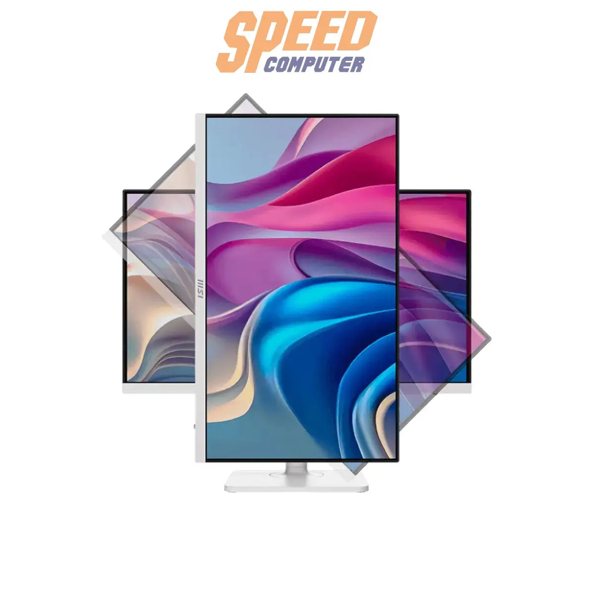 จอมอนิเตอร์ MSI MODERN MD272UPHW 27.0" IPS UHD 60Hz สีขาวSpeedCom