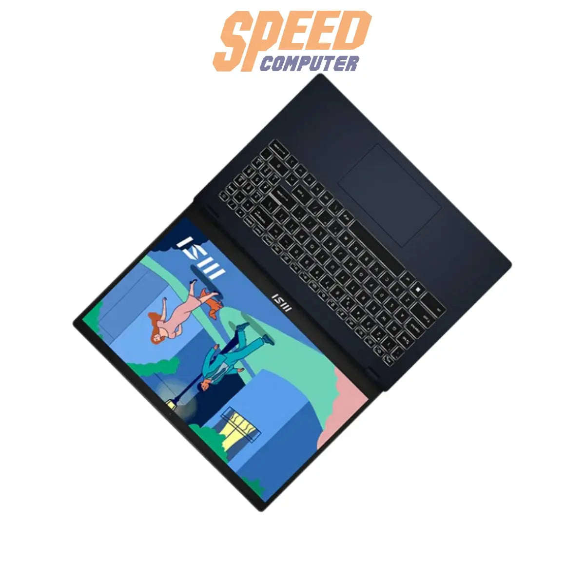 โน๊ตบุ๊ค MSI Modern 15 B7M - 435TH Ryzen 5 สีดำ (Classic Black) - SpeedCom