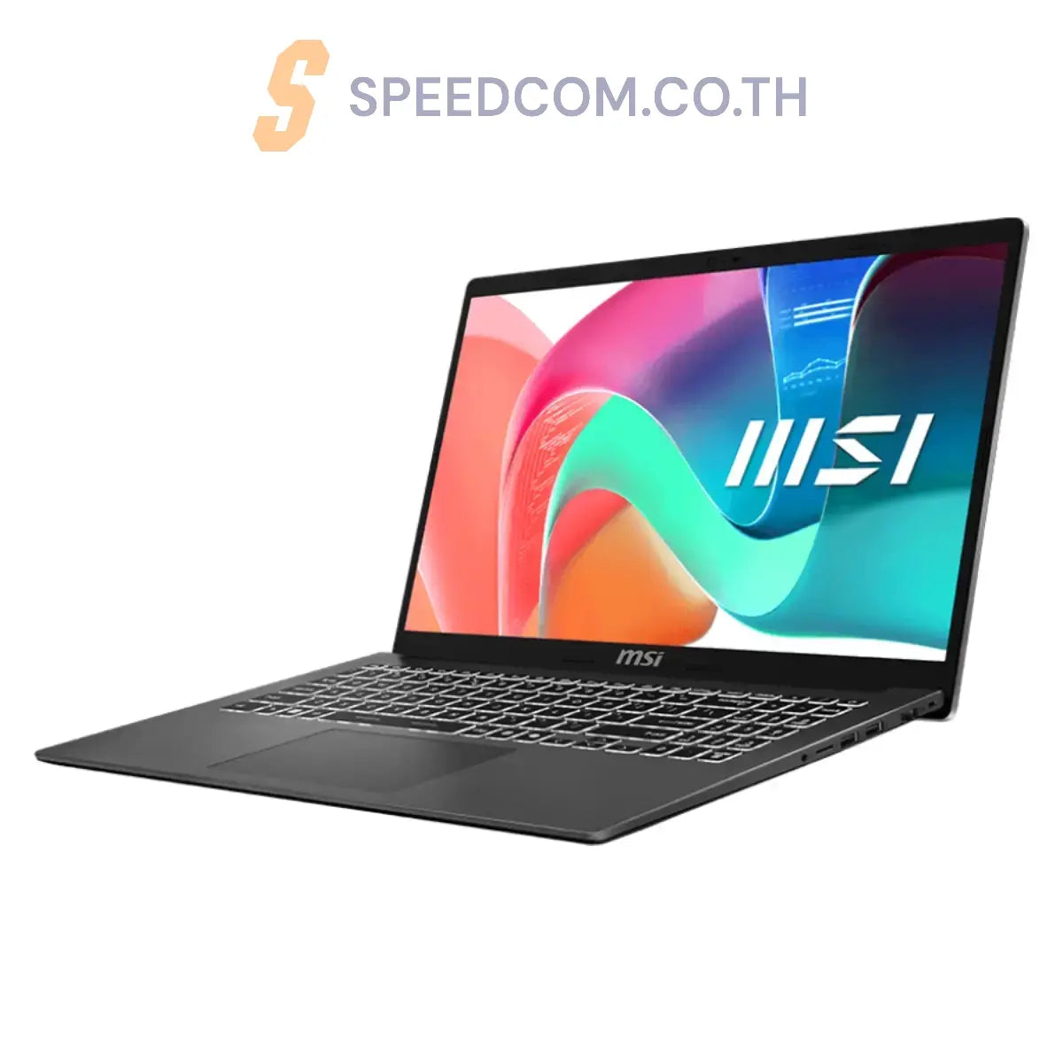 โน๊ตบุ๊ค MSI Modern 15 F13MXG-859TH i5 Gen 13 สีเทา (Platinum Gray) - SpeedCom