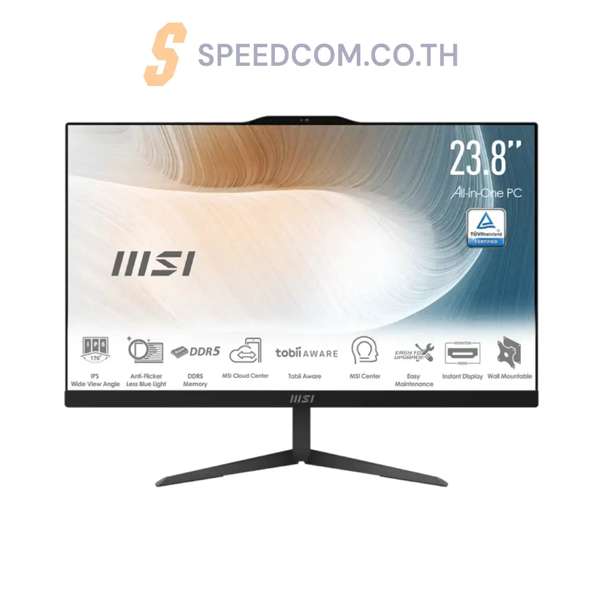ออลอินวัน MSI Modern AM242 1M-1836TH Core 5 120U สีดำ