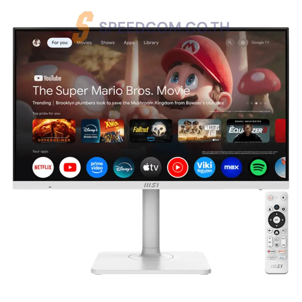 จอมอนิเตอร์ MSI Modern MD272UPSW 27" IPS 60Hz สีขาว - SpeedCom