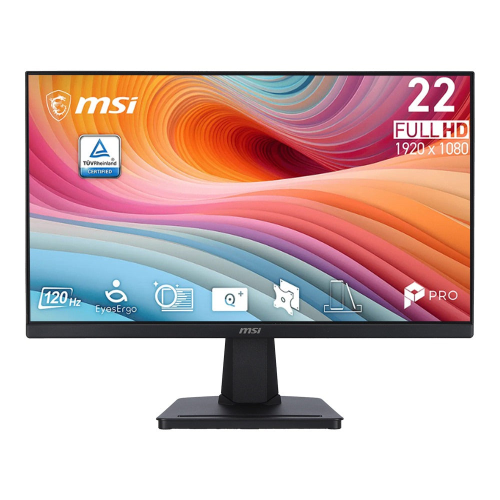 จอมอนิเตอร์ MSI PRO MP225 E12L 21.5" IPS FHD 120Hz สีดำ
