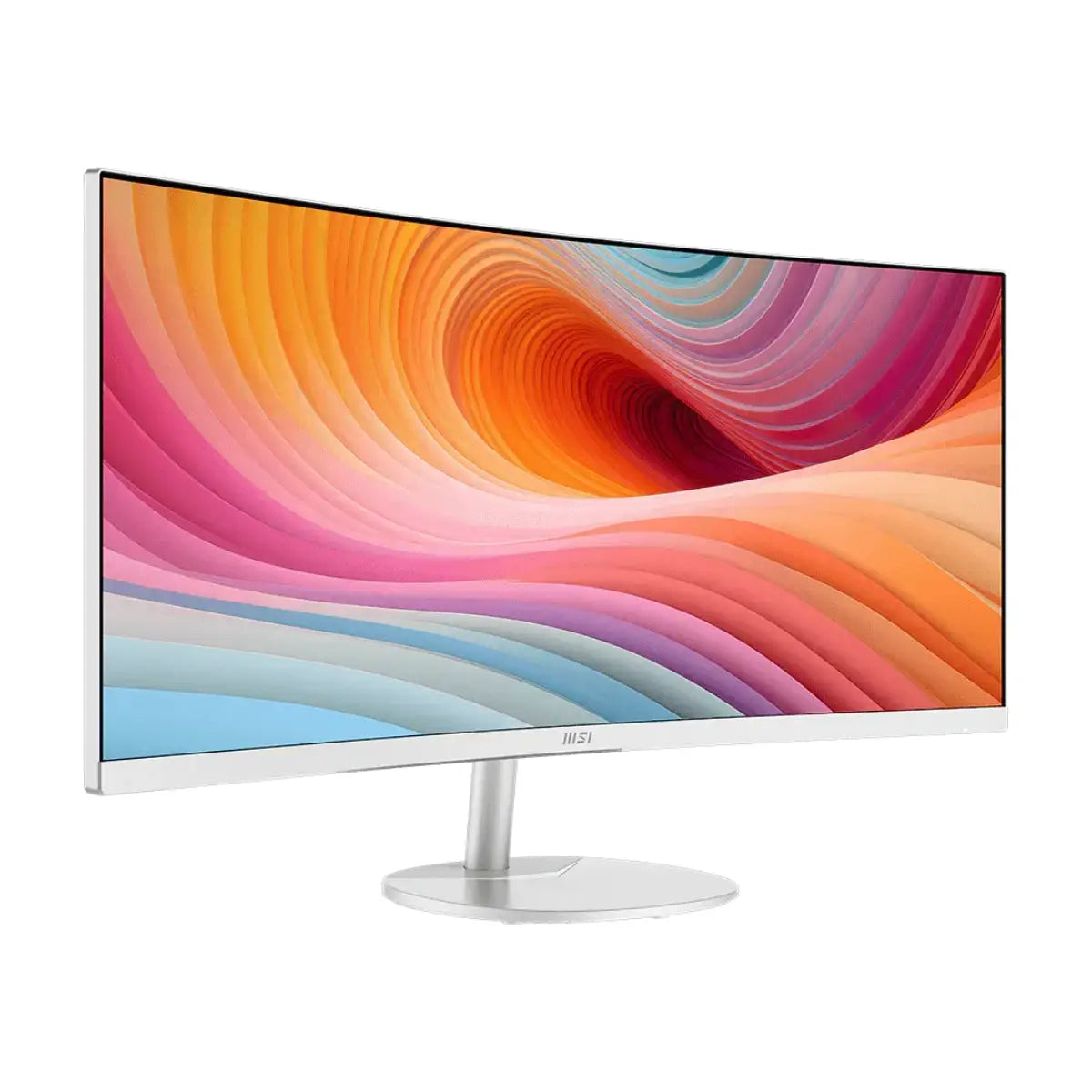 จอมอนิเตอร์ MSI PRO MP341CQW E12 34.0" VA 2K 120Hz สีขาว - SpeedCom
