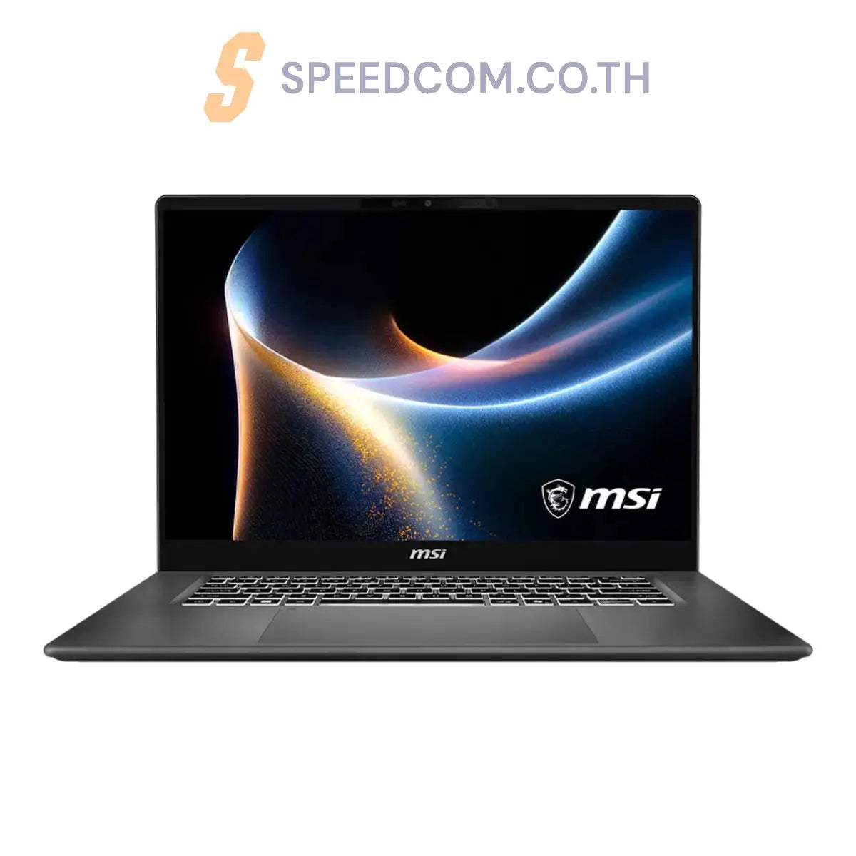 โน๊ตบุ๊ค MSI Prestige 16 AI C3MG-038TH Ultra 7 สีเทา (PLATINUM GRAY) - SpeedCom