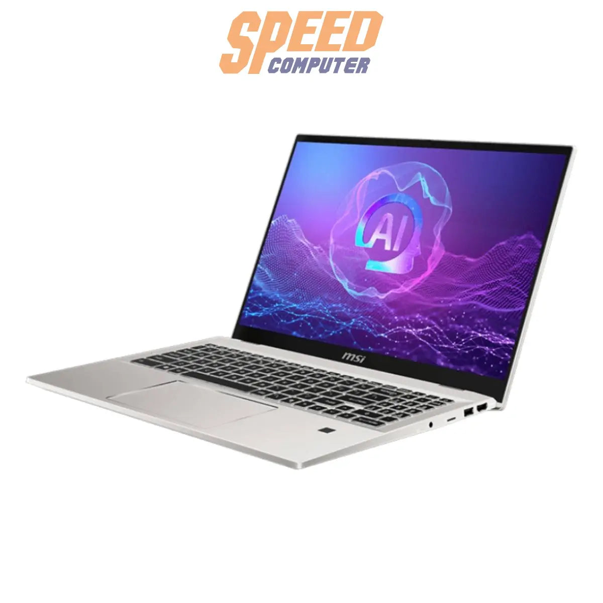 โน๊ตบุ๊ค MSI Prestige A16 AI+ A3HMG-052TH Ryzen AI9 สีเงิน (Urban Silver) - SpeedCom