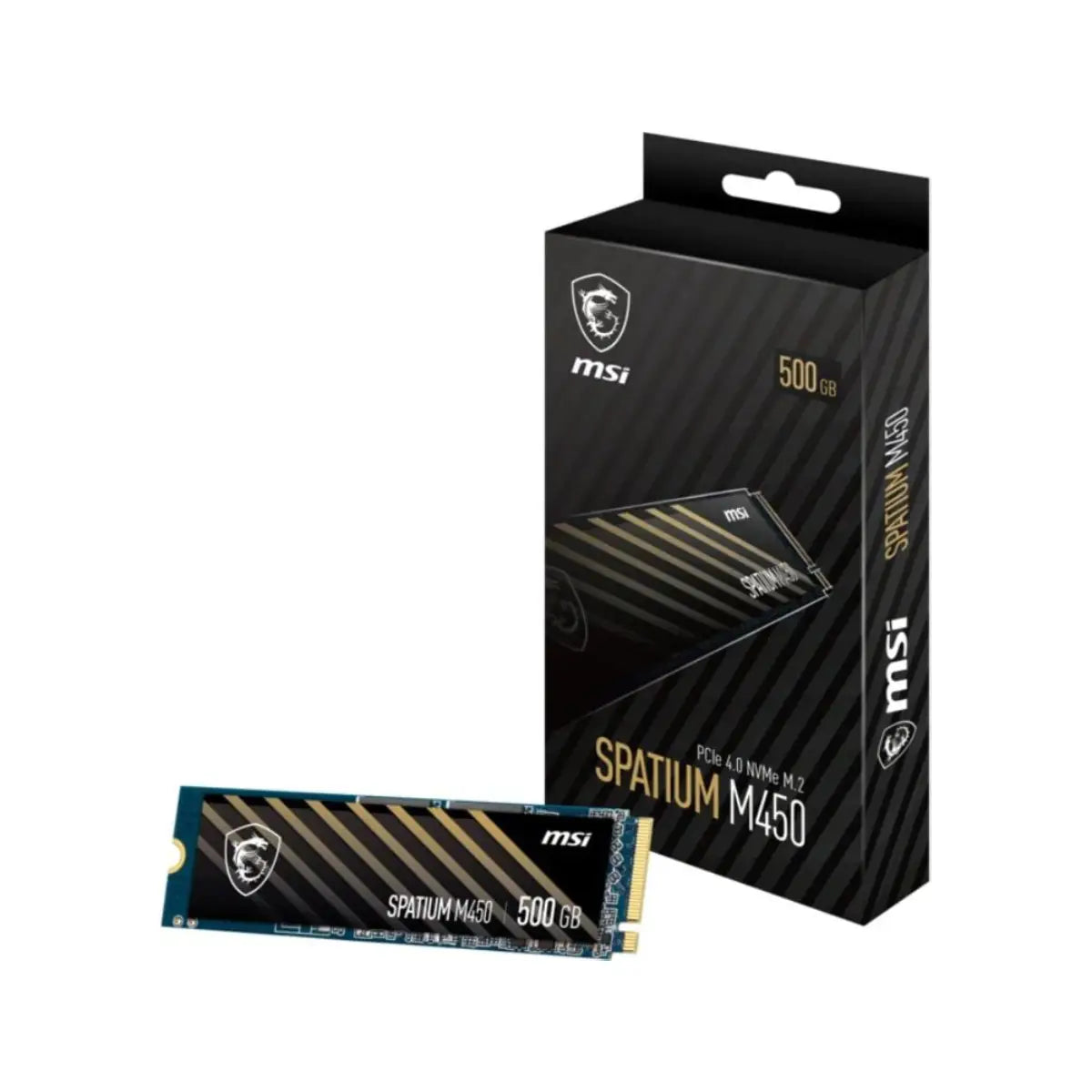 เอสเอสดี MSI SSD 500GB SPATIUM M450 M.2 NVMe/PCIe - SpeedCom