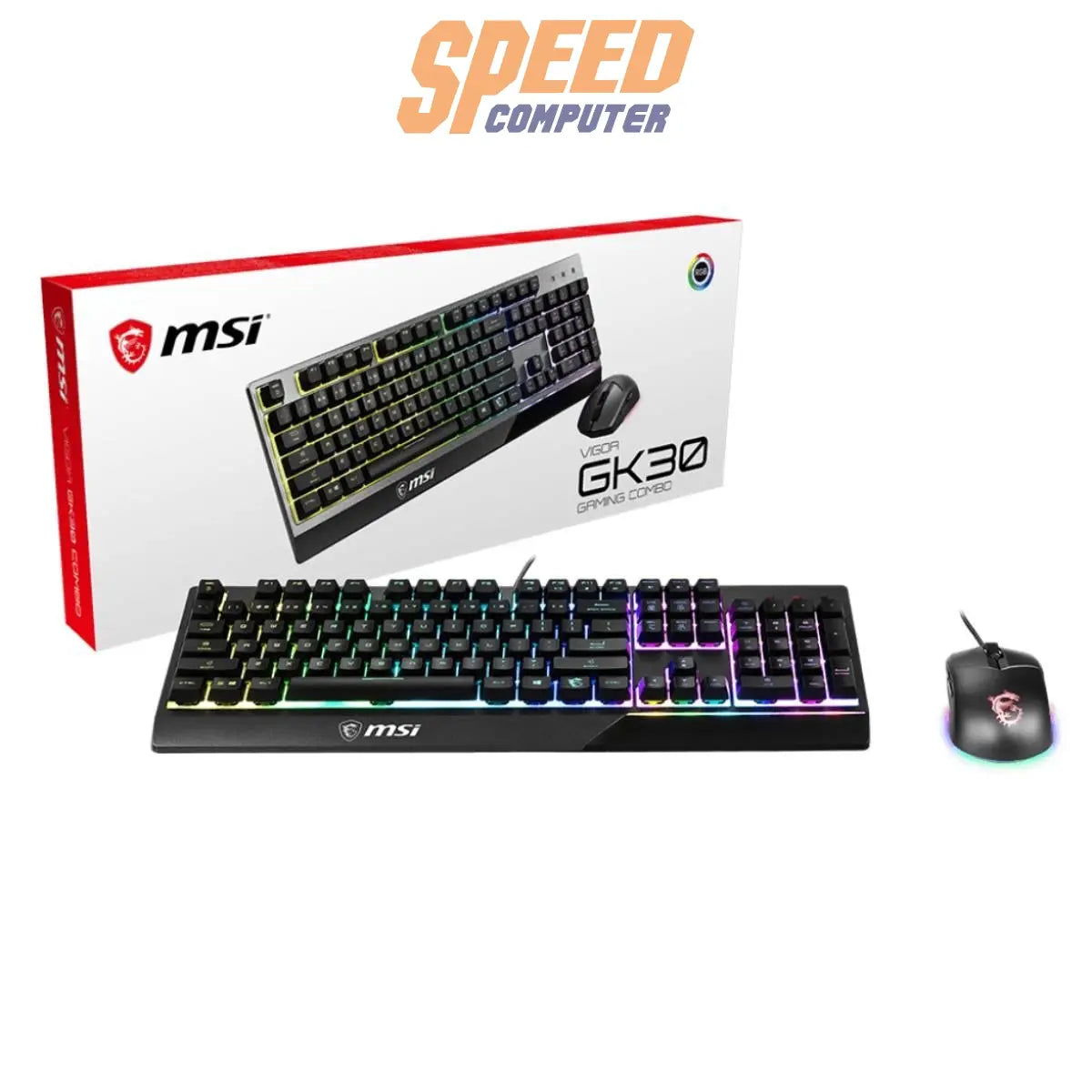 คีย์บอร์ดและเมาส์ MSI VIGOR GK30 - SpeedCom