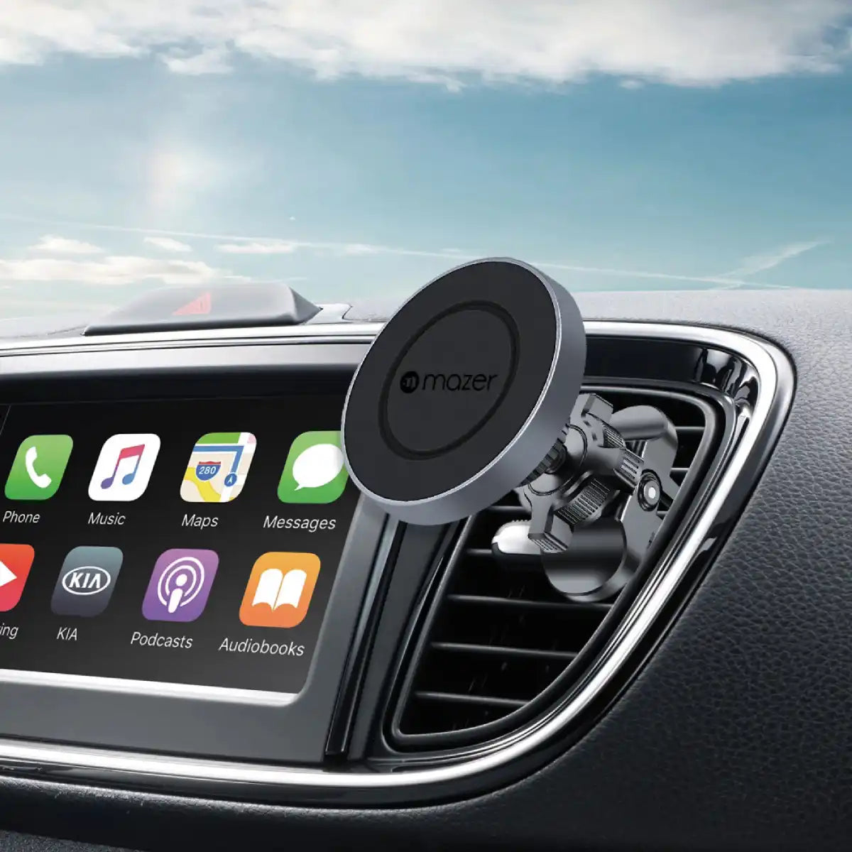 ขายึดโทรศัพท์ในรถยนต์ Mazer Air Vent Car Mount Magsafe Compatible