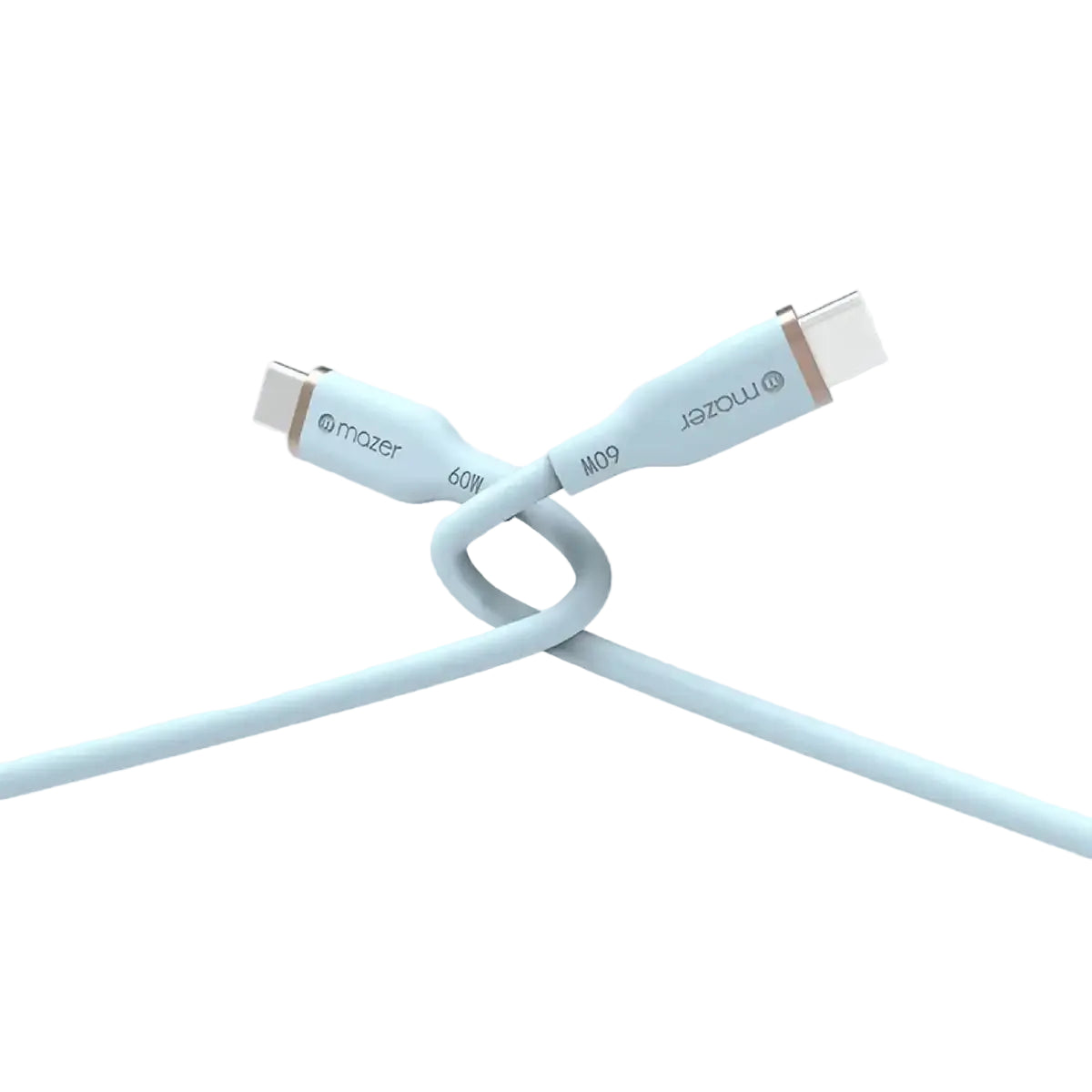 สายชาร์จ Mazer UltraFlex USB C to C 60W 2M Flex Silicon Cable