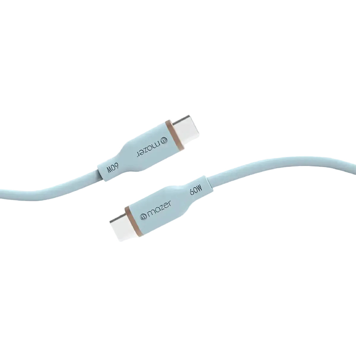 สายชาร์จ Mazer UltraFlex USB C to C 60W 2M Flex Silicon Cable