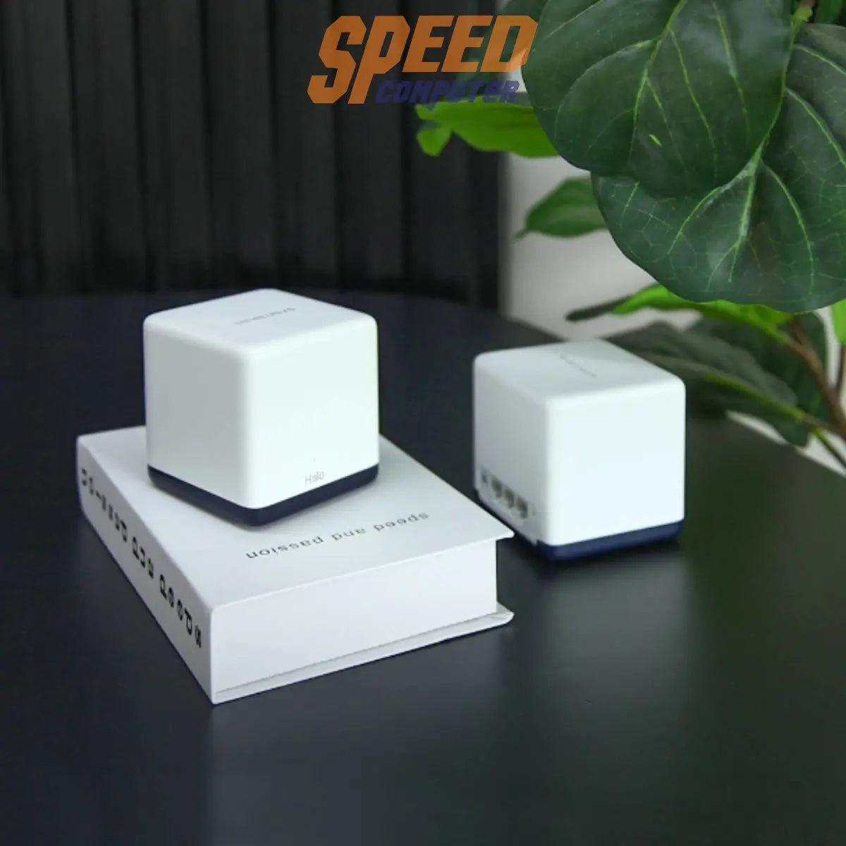 อุปกรณ์กระจายสัญญาณ Mercusys Halo H50G AC1900 Mesh Wi - Fi System 2 - PACK WHITE - SpeedCom
