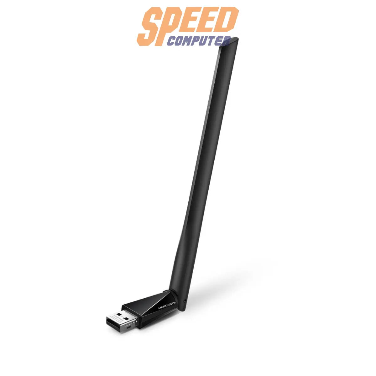 อุปกรณ์รับสัญญาณ Mercusys MA30H AC1300 Highgain Wireless DualBand USB Adapter สีดำ - SpeedCom