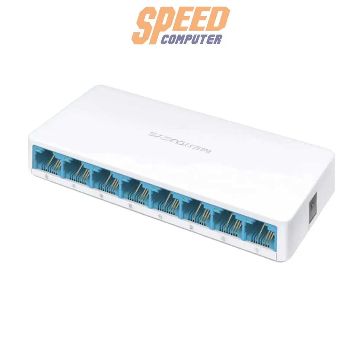 สวิตช์ฮับ Mercusys MS108 8 - Port 10/100 Mbps Desktop Switch สีขาว - SpeedCom