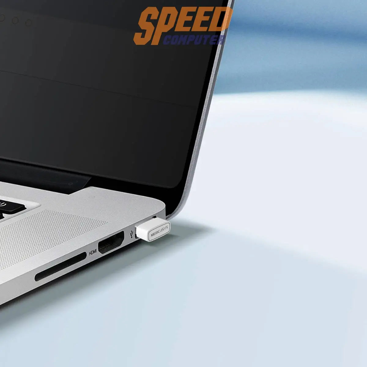 อุปกรณ์รับสัญญาณ Mercusys MW150US N150 Wireless Nano USB Adapter สีขาว - SpeedCom