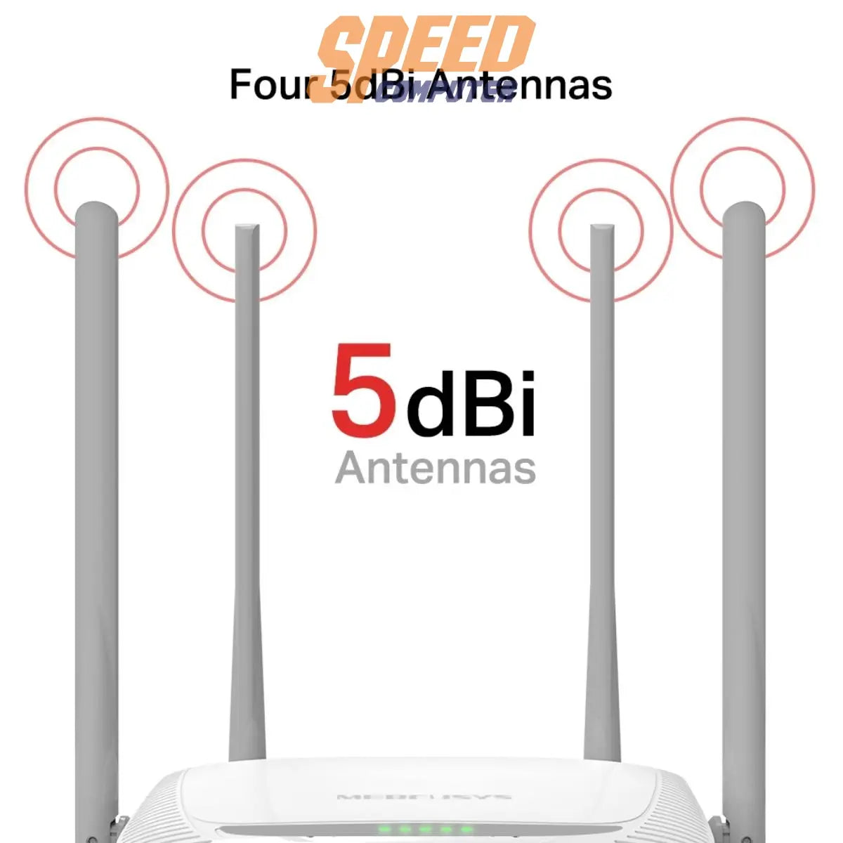 เราเตอร์ Mercusys MW325R 300Mbps Enhanced Wireless N Router สีขาว - SpeedCom