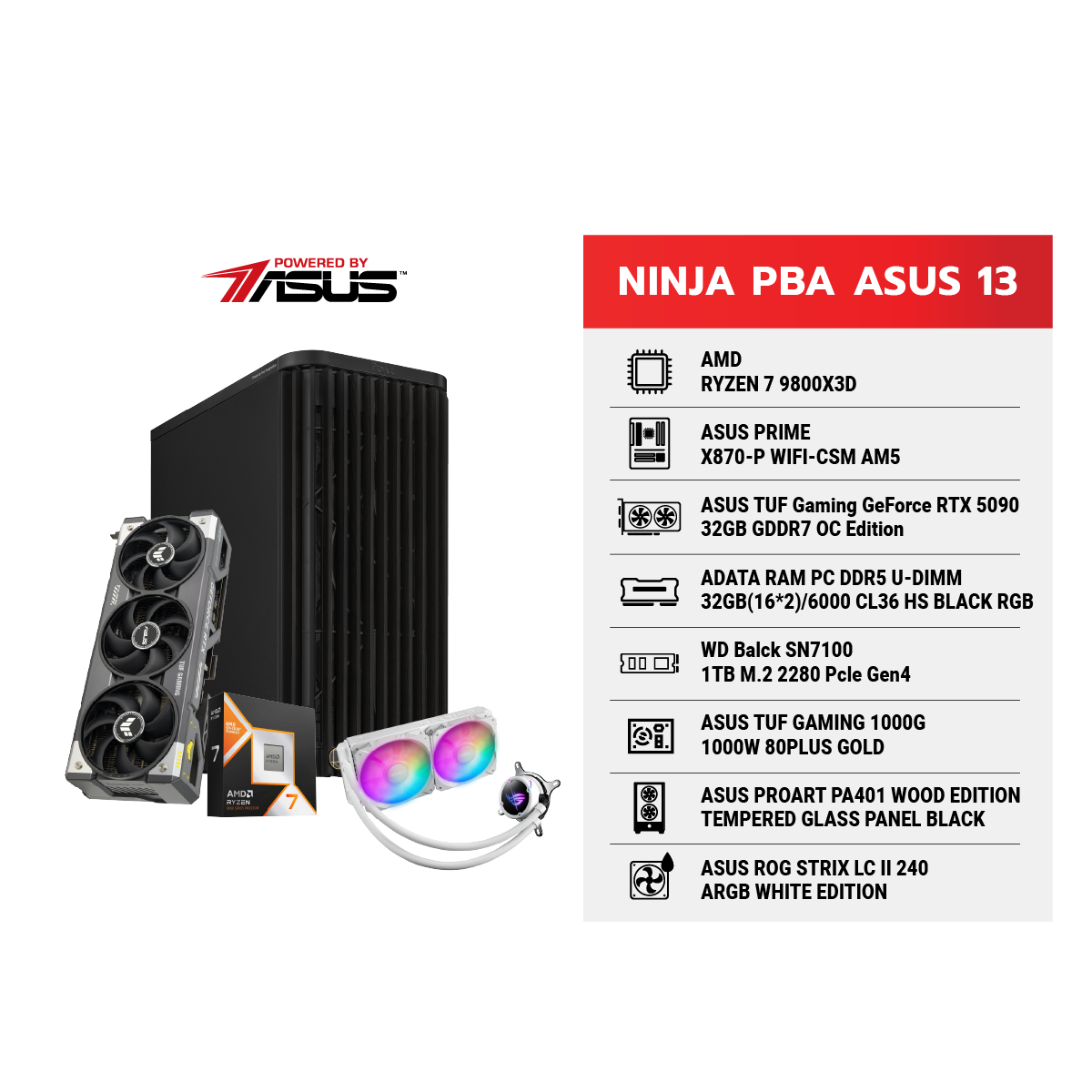 คอมประกอบ NINJA 14 Powered By ASUSSpeedCom