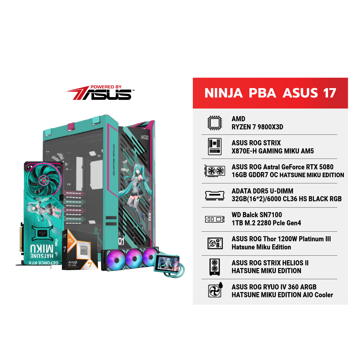 คอมประกอบ NINJA 17 Powered By ASUSSpeedCom