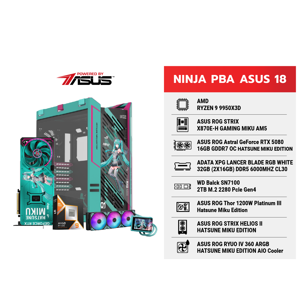 คอมประกอบ NINJA 18 Powered By ASUSSpeedCom