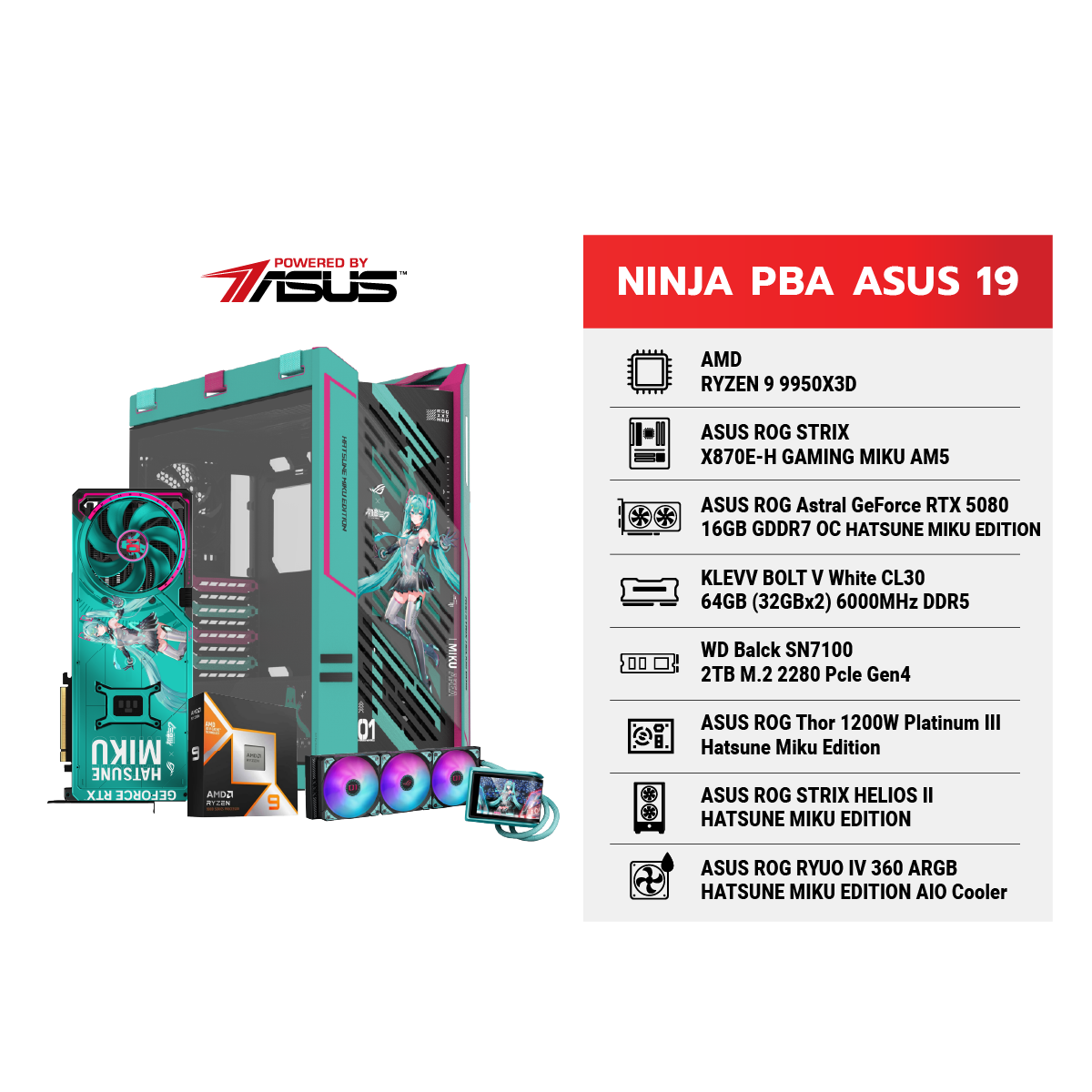 คอมประกอบ NINJA 19 Powered By ASUSSpeedCom