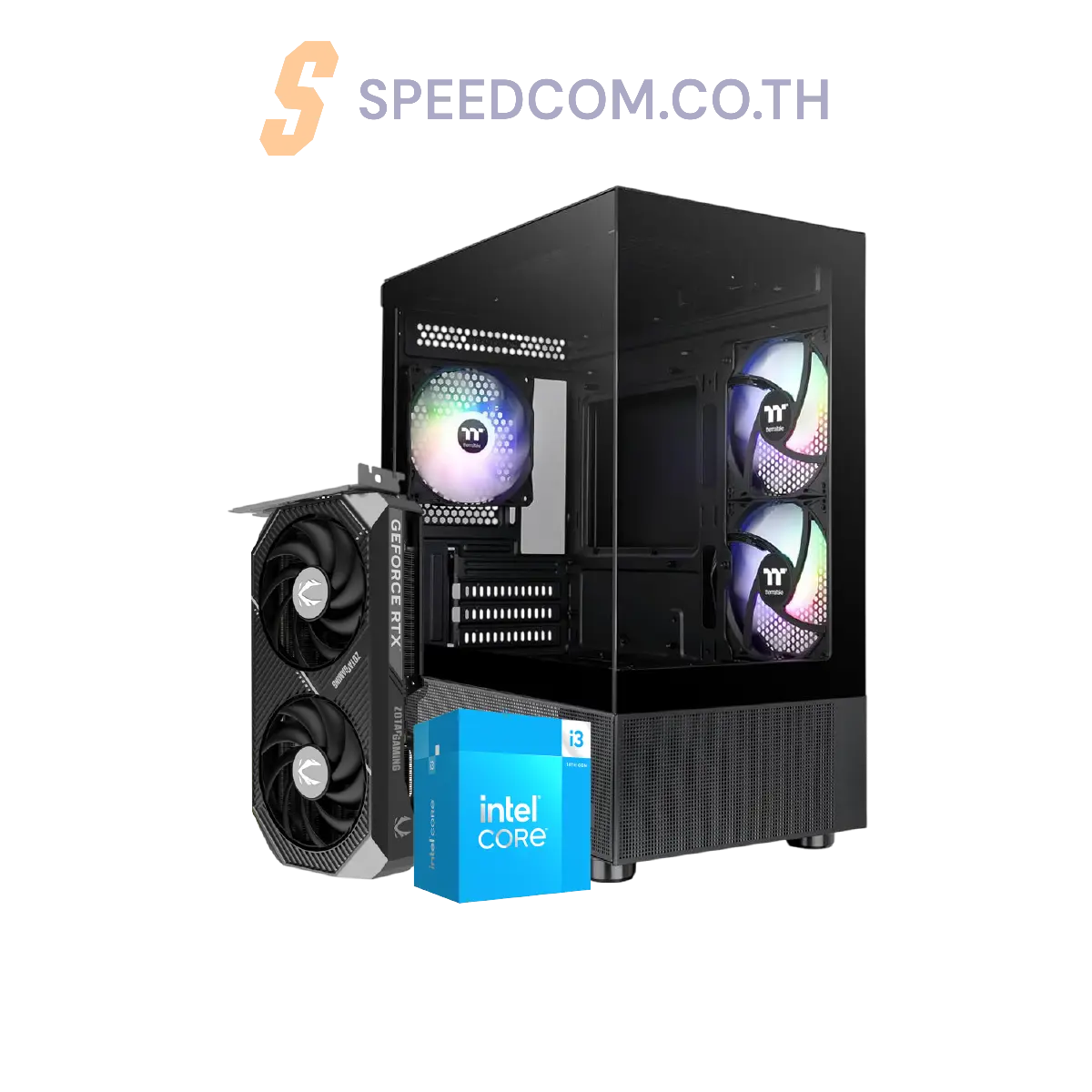 คอมประกอบ NINJA1006-I3-14100-RTX5060TI-DDR5-32G - SpeedCom