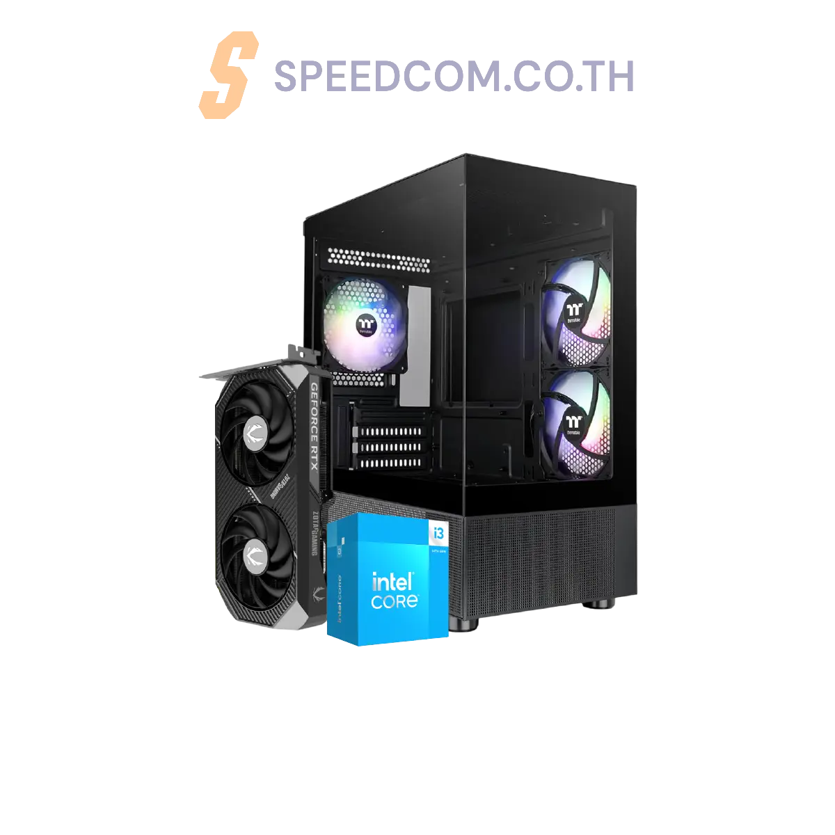 คอมประกอบ NINJA1106-I3-14100-RTX5060TI-DDR5-32GSpeedCom