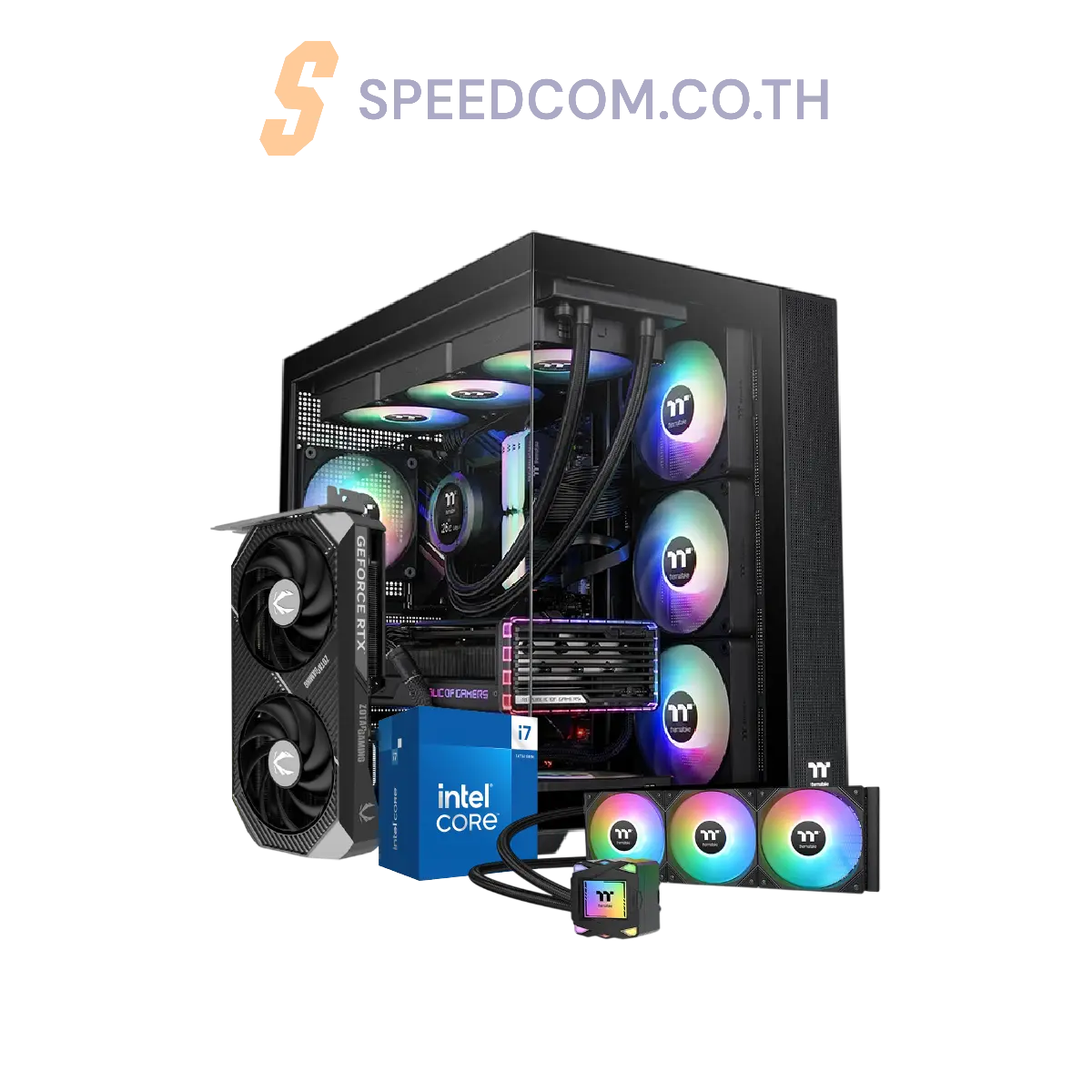 คอมประกอบ NINJA1108-I7-14700-RTX5060TI-DDR5-32GSpeedCom