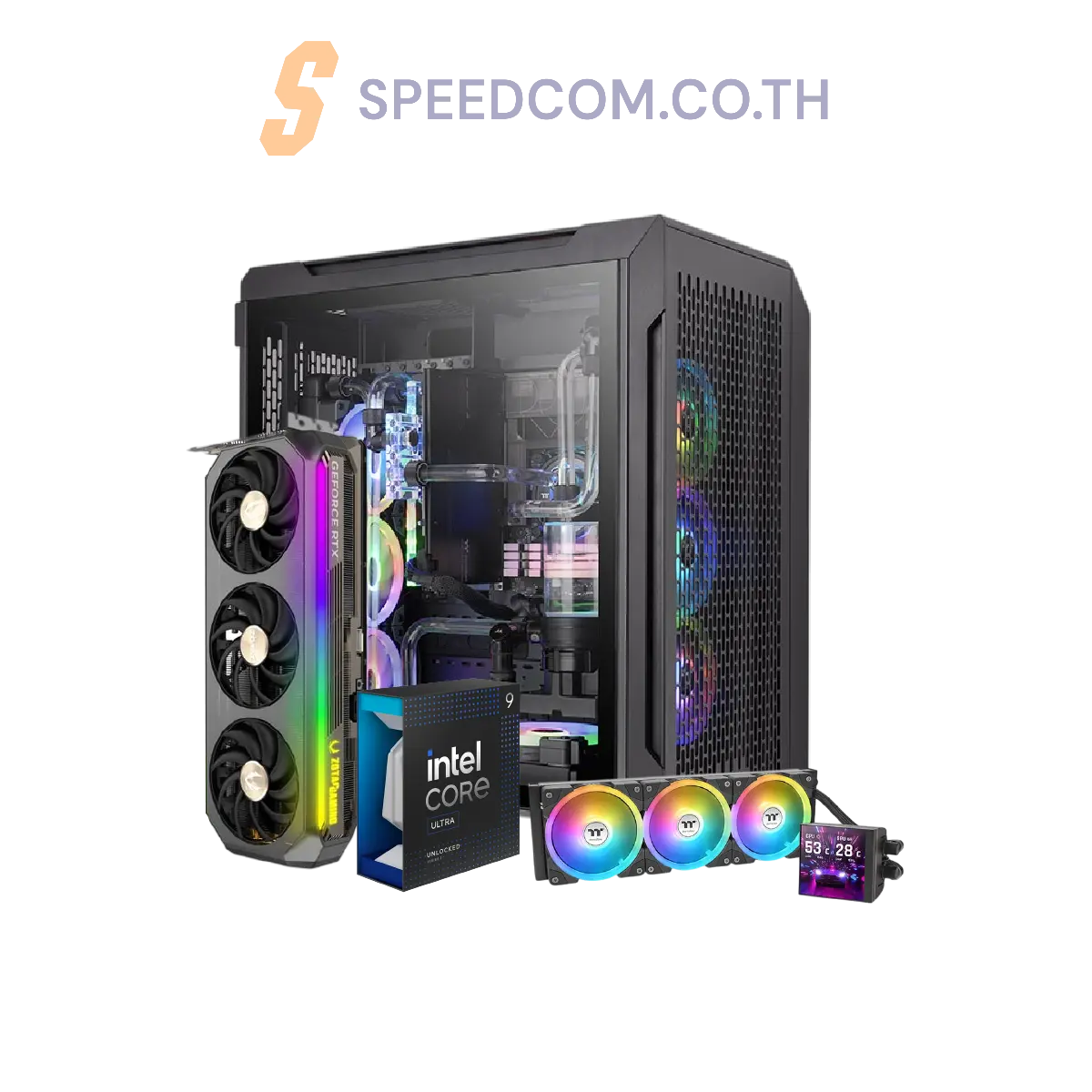 คอมประกอบ NINJA1112-ULTRA9-285K-RTX5090-DDR5-128GSpeedCom