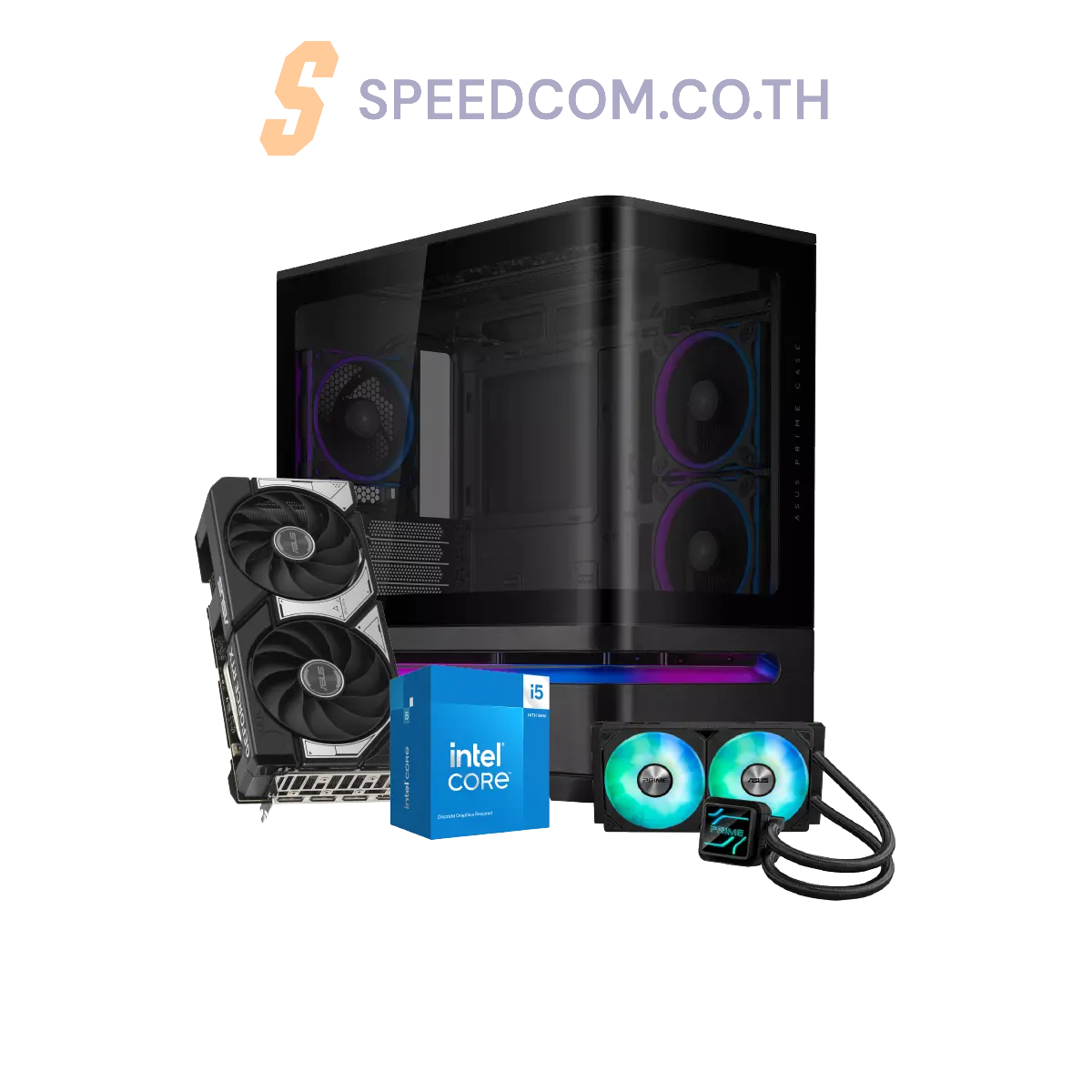 คอมประกอบ NINJA1130-I5-14400F-5060TI-DDR5-32G Powered BY ASUSSpeedCom