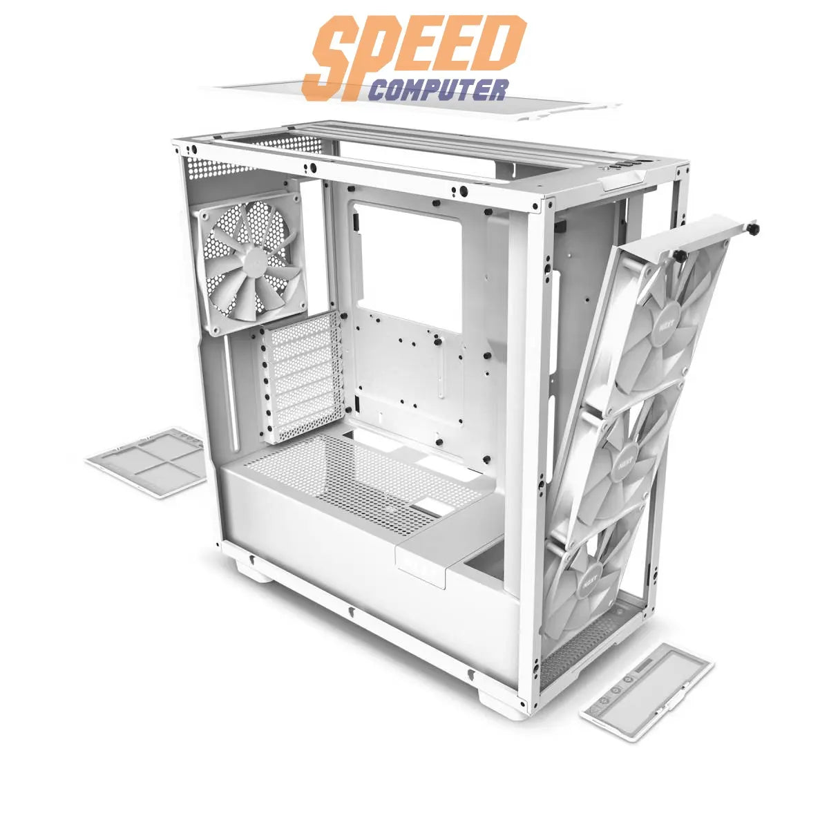 เคส NZXT Case H7 Elite Matte White CM-H71EW-02 - SpeedCom