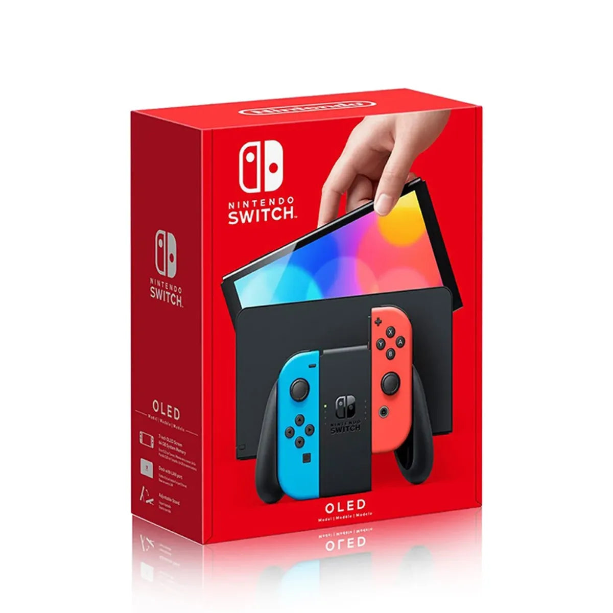 เครื่องเล่นเกมพกพา Nintendo Switch-H Oled Console Neon Red/Blue - SpeedCom