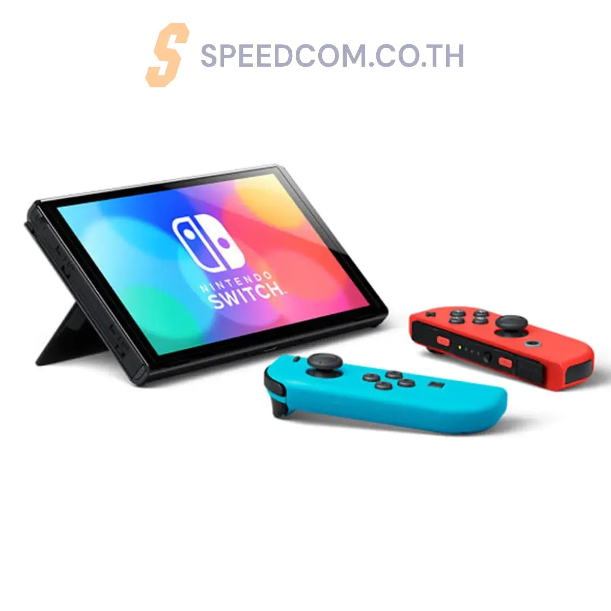 เครื่องเล่นเกมพกพา Nintendo Switch-H Oled Console Neon Red/Blue - SpeedCom