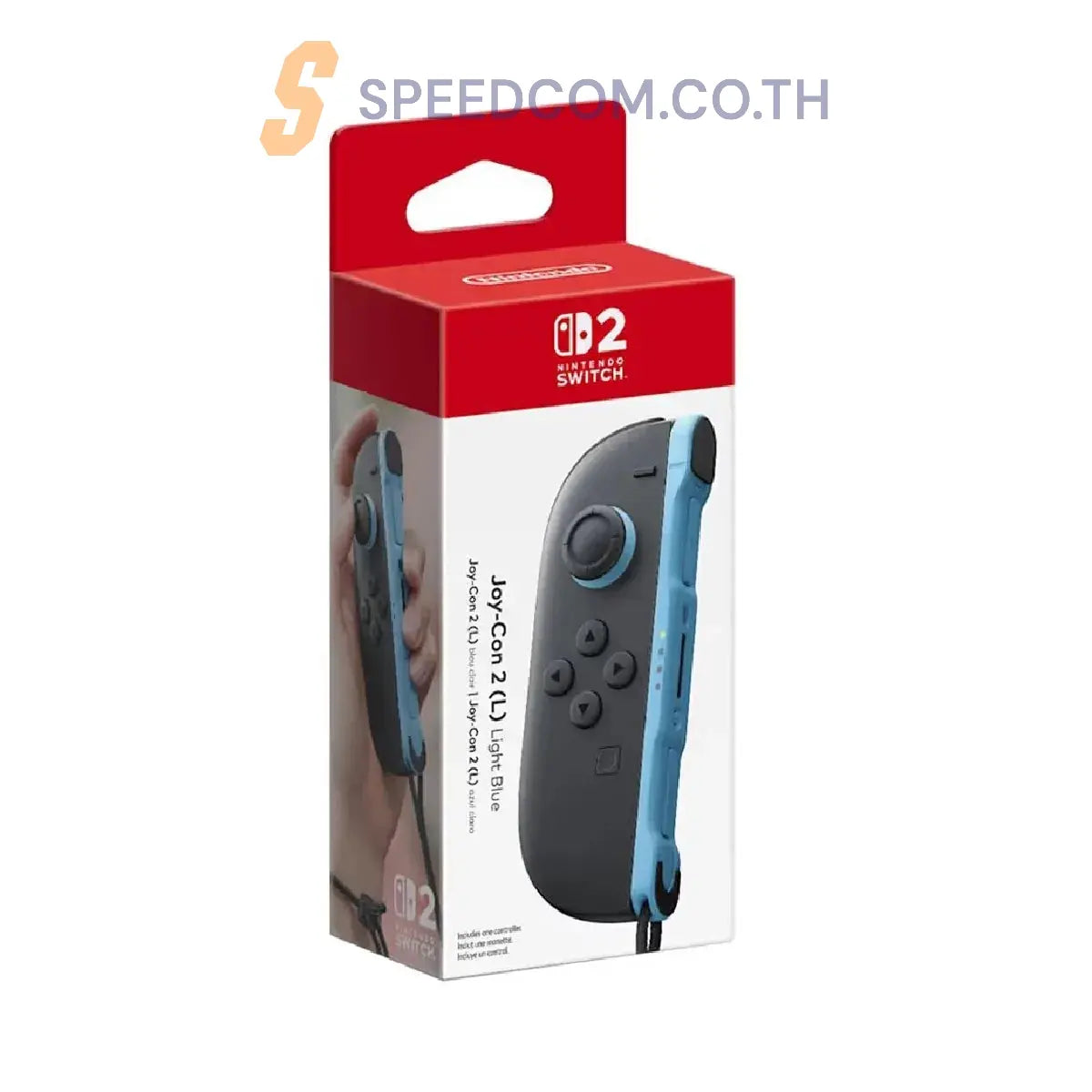 จอยคอนโทรลเลอร์ Nintendo Switch Joy-Con 2 (L) Light Blue - SpeedCom