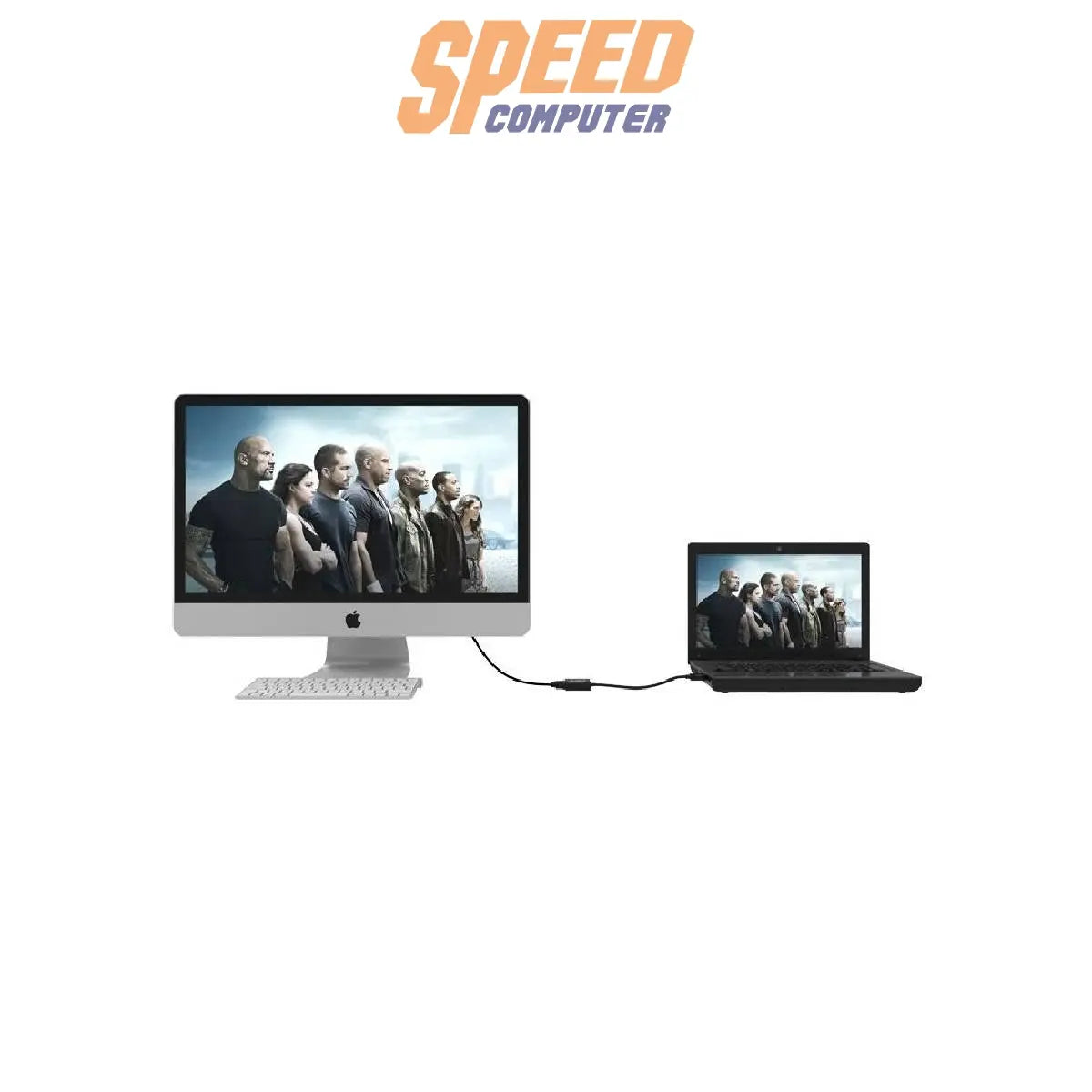 อุปกรณ์แปลงสัญญาณ ORICO รุ่น DHTV-C20-BK สายแปลงจาก HDMI Type-A เป็น VGA สำหรับเชื่อมต่อคอมพิวเตอร์กับโปรเจกเตอร์หรือจอแสดงผลรุ่นเก่า ใช้งานง่าย สีดำ